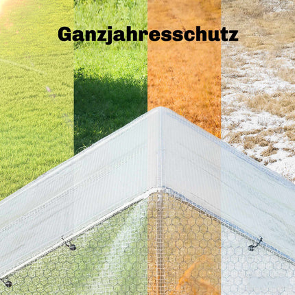 Vodotěsná plachta 4x6m, 140g/m², UV stabilní s očky