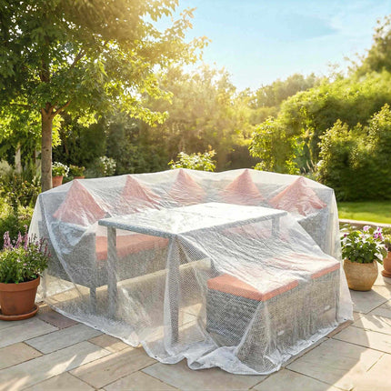 Vodotěsná plachta 4x6m, 140g/m², UV stabilní s očky