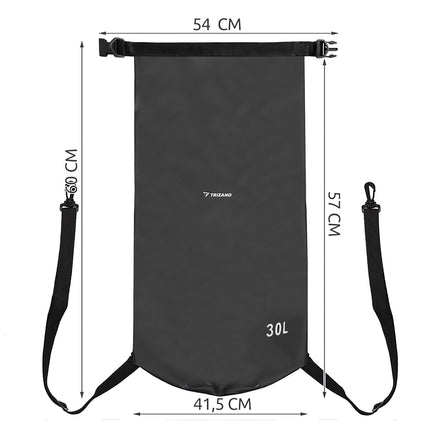 Vodotěsný vak 30L černý 23568