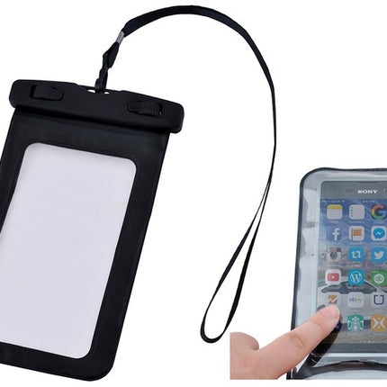 Waterproof phone case - black