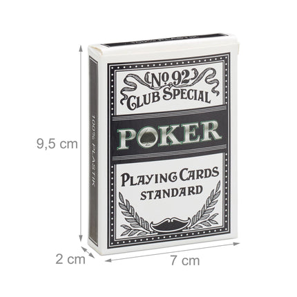 Vodotěsné plastové pokerové karty