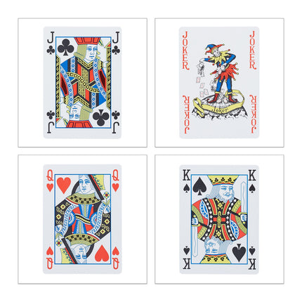 Waterdichte speelkaarten 4 decks