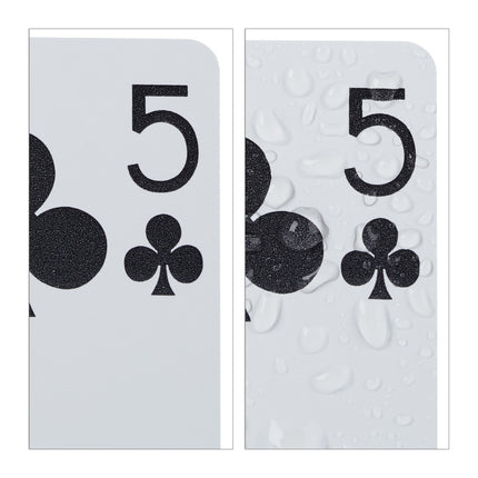 Waterdichte speelkaarten 4 decks