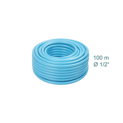 Weatherproof Garden Hose, UV-Resistant, Light Blue
