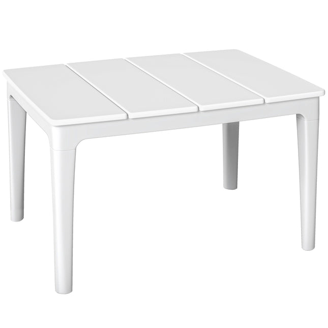 Weerbestendige kunststof bijzettafel voor buiten, 70x53 cm, draagvermogen 35 kg