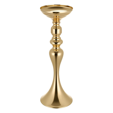 Wedding Flower Vase Set, 16 PCS, 15 In Gold Centerpieces