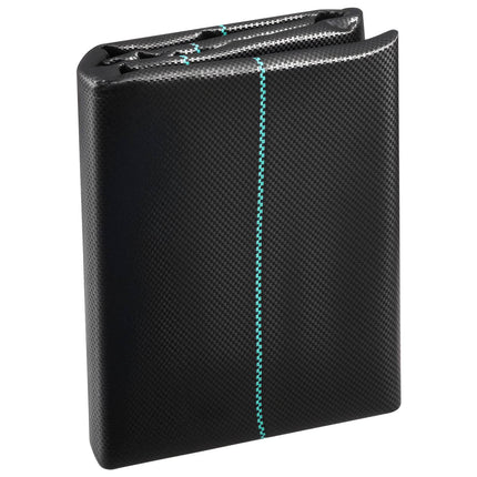 Weed Barrier Fabric, 2-Pack 4 x 50 ft Woven PP, Black
