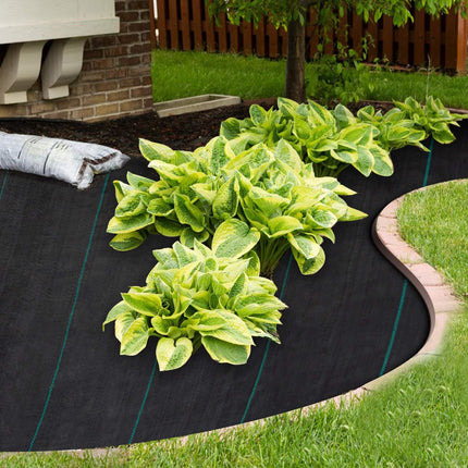 Weed Barrier Fabric, 5 x 250 Ft, 5 Oz Woven PP