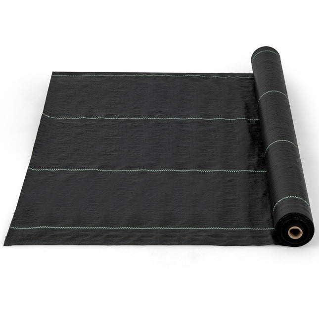 Weed control fleece 50m² garden fleece against weeds weed film PP black 50 x 1m-60 g/m²