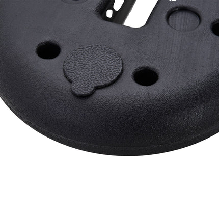 Závaží párty stanu — plnitelné až 5 kg, černé HDPE, Ø25x6 Cm