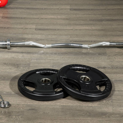 Olympijské kotouče Tri-Grip, sada 2x15 kg, pogumované