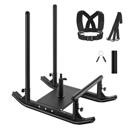 Weight Sled, Steel Push Pull with Harness, Fits 25–51 mm
