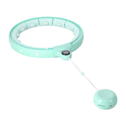 Zátěžová hula hoop obruč s počítadlem, zelená