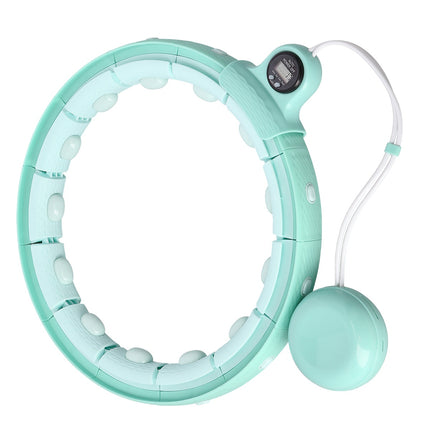 Zátěžová hula hoop obruč s počítadlem, zelená