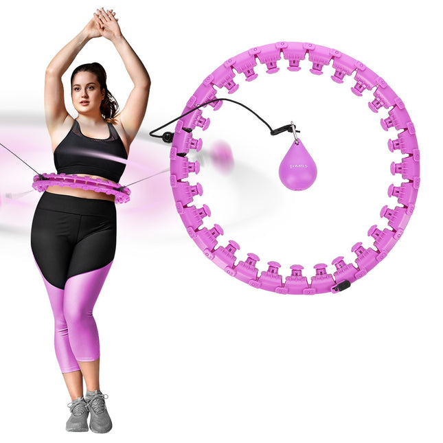 Gewogen Hula Hoop, Violet, Plus Size, Tailleondersteuning