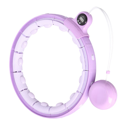 Gewichteter Hula-Hoop-Reifen mit Zähler, Violett