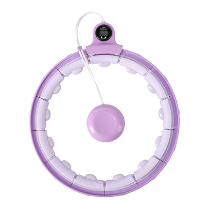 Gewichteter Hula-Hoop-Reifen mit Zähler, Violett