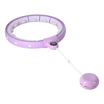 Gewichteter Hula-Hoop-Reifen mit Zähler, Violett