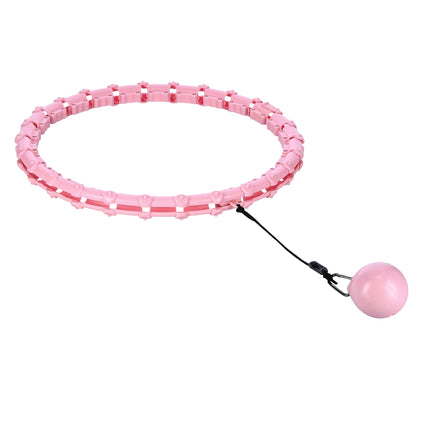 Zátěžová hula hoop obruč s oporou pasu, velikost plus