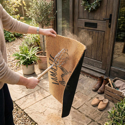 Welcome Coir Doormat, Non-Slip, 60x40 cm