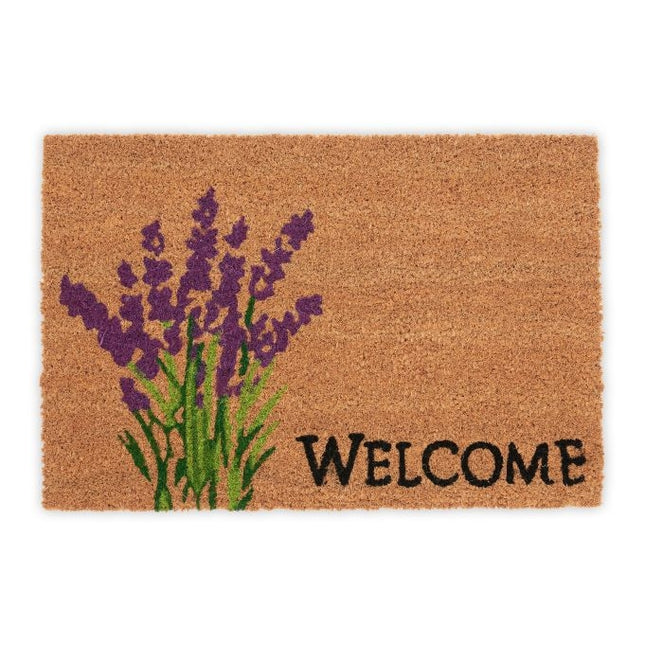 Kokosová rohožka Welcome s levandulí