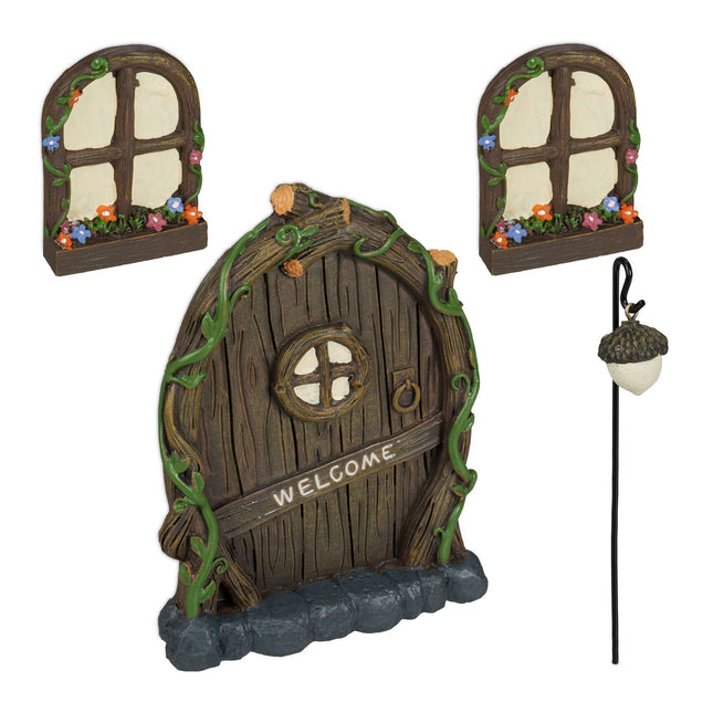 Sada skřítkovských dvířek Welcome
