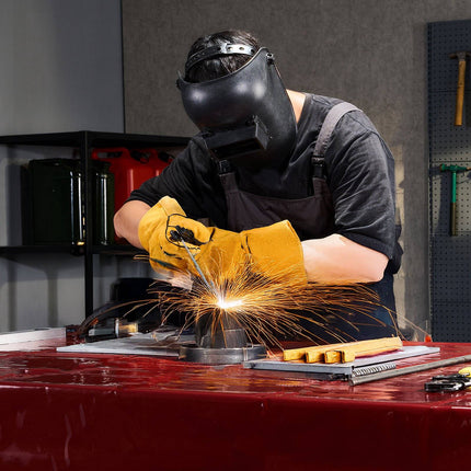 Welding Curtains 2-Pack, 6x8 Ft Vinyl, UV6, Red