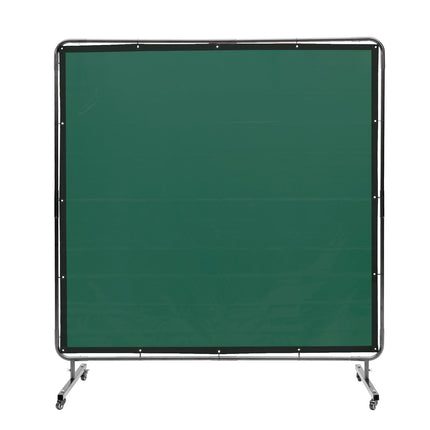 Welding Screen With Frame, 1.8x1.8m, Vinyl, Wheels