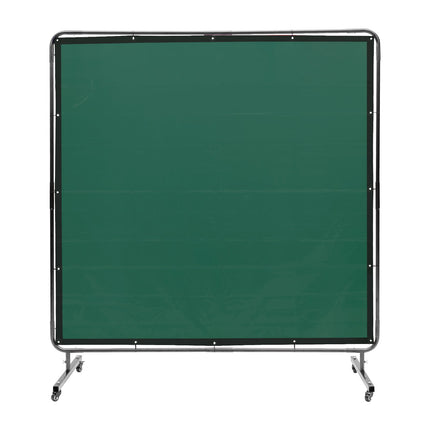 Welding Screen With Frame, 1.8x1.8m, Vinyl, Wheels