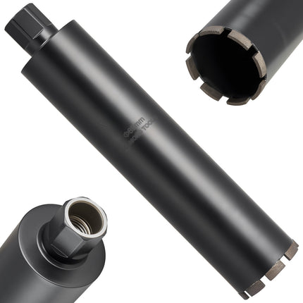 Wet Diamond Core Drill Bit 3-1/2 in, 1-1/4-7, 14 in