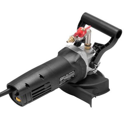 Wet Polisher 800W, 4-Inch Stone Grinder, 7 Pads, GFCI