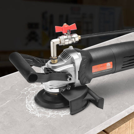 Wet Polisher 800W, 4-Inch Stone Grinder, 7 Pads, GFCI