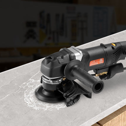 Wet Stone Polisher 800W, 4-Inch, 6-Speed, 7 Pads