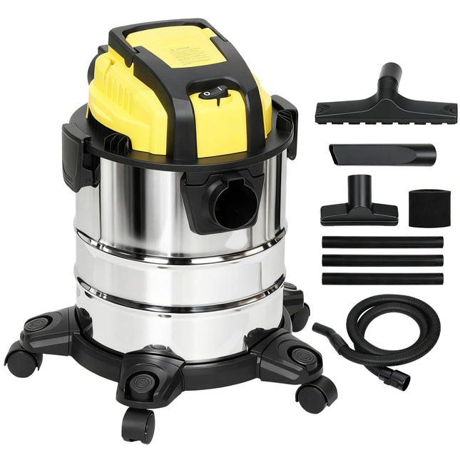 Vysavač na mokré i suché vysávání, 1200W, 20L, trojitý filtr