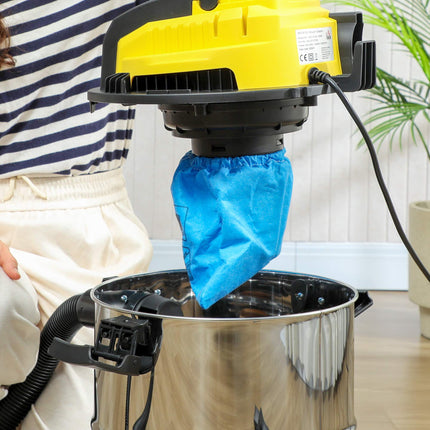 Wet and Dry Vacuum Cleaner, 1200W, 20L, Triple Filter