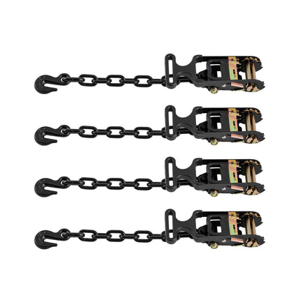 Wheel Chock Tie-Down Kit, 2-Inch x 120-Inch Straps
