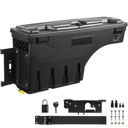 Wheel Well Tool Box Lockable, Driver Side, 6.6 Gal, Ram 1500 2019-2021