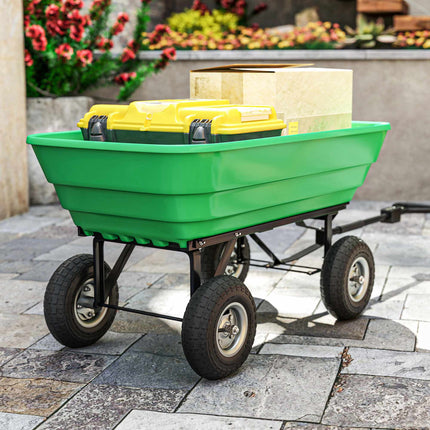 Wheelbarrow Wheel Set of 4, Solid Rubber, 80kg, Ø255mm