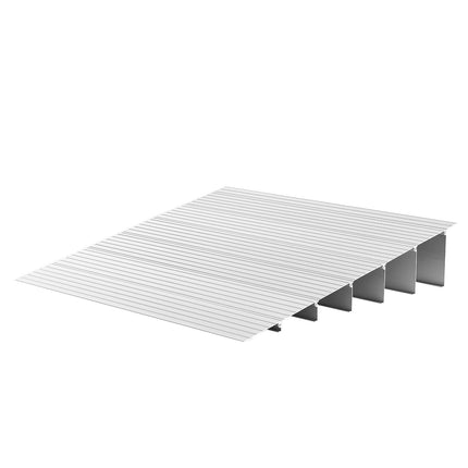 Wheelchair Door Threshold Ramp, 6-Inch Rise, 800 lb, Aluminum