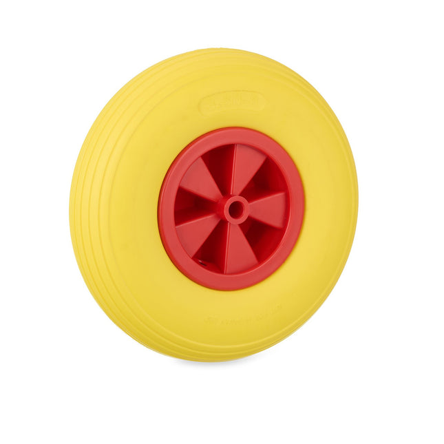 Rad für Schubkarre 3.50-6 in gelb/rot