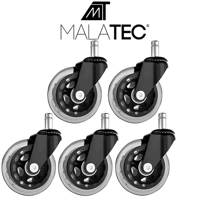 Kolečka ke kancelářské židli – 5 ks Malatec 22077