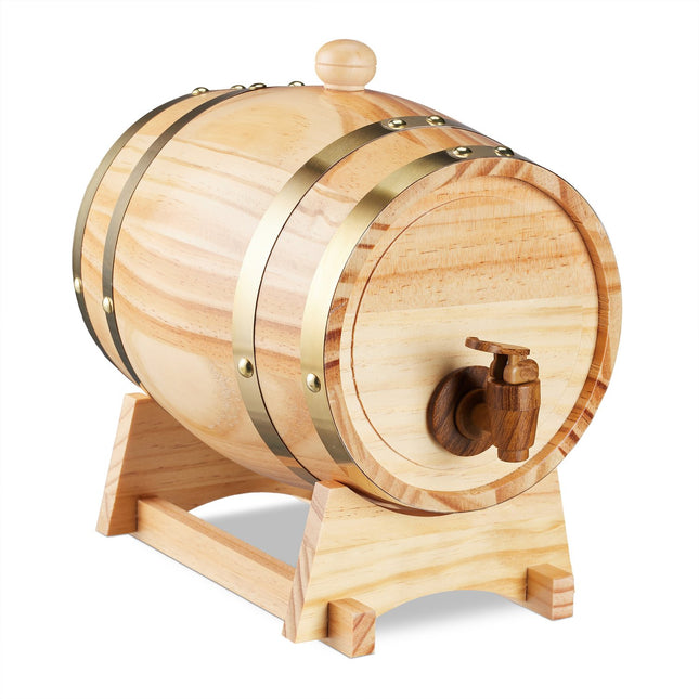 Whiskyfass mit Zapfhahn, 2,2 l Fassungsvermögen