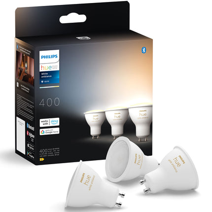 Žárovka White Ambiance GU10 400lm, 3 ks
