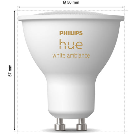Žárovka White Ambiance GU10 400lm, 3 ks