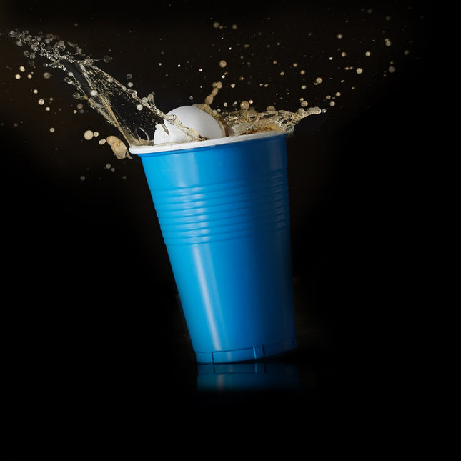Míčky na beer pong sada 100 ks, bílé