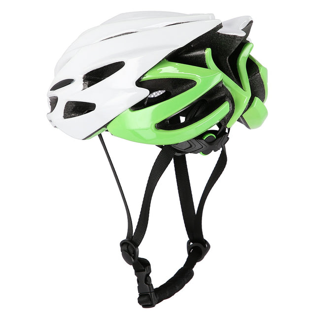 Weiß-Grün Größe M (55-61) Fahrradhelm
