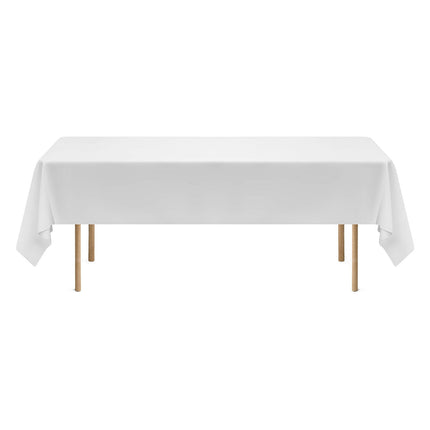 White Rectangular Tablecloths, 10-Pack 60 x 102 in