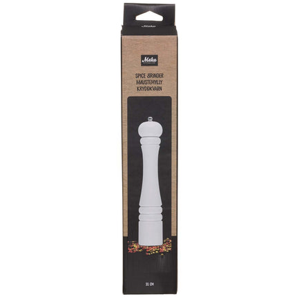 Mlýnek na koření, 32 cm, bílý