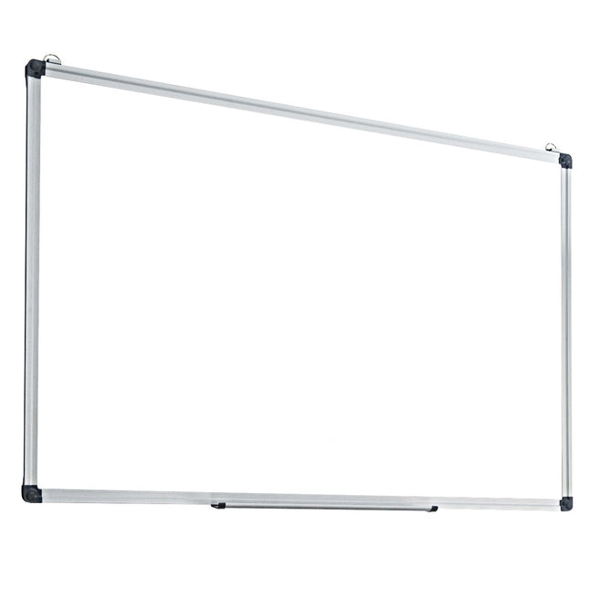 Bílá magnetická tabule popisovací nástěnná poznámková s hliníkovým rámem (70 x 50 cm)