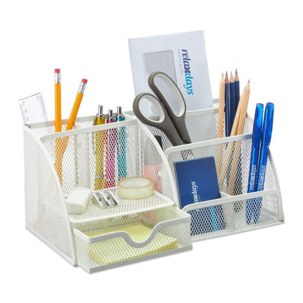 Stolní úložný box, bílý